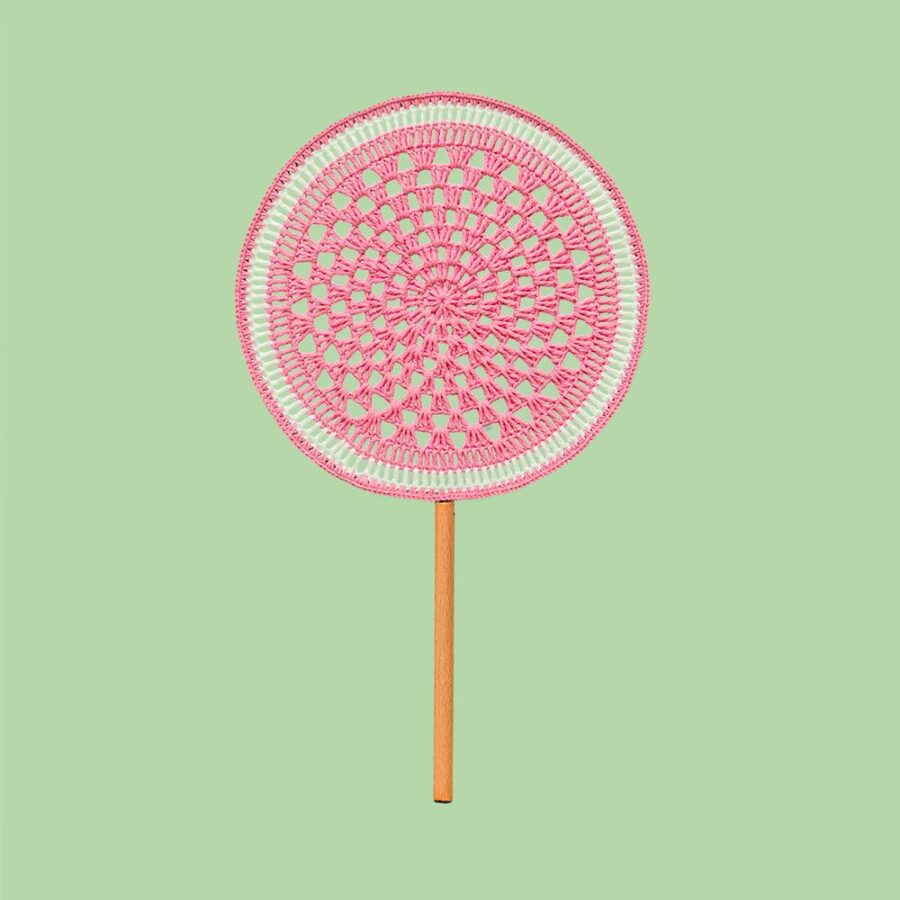 Peach Fan Crochet Kit - Image 4