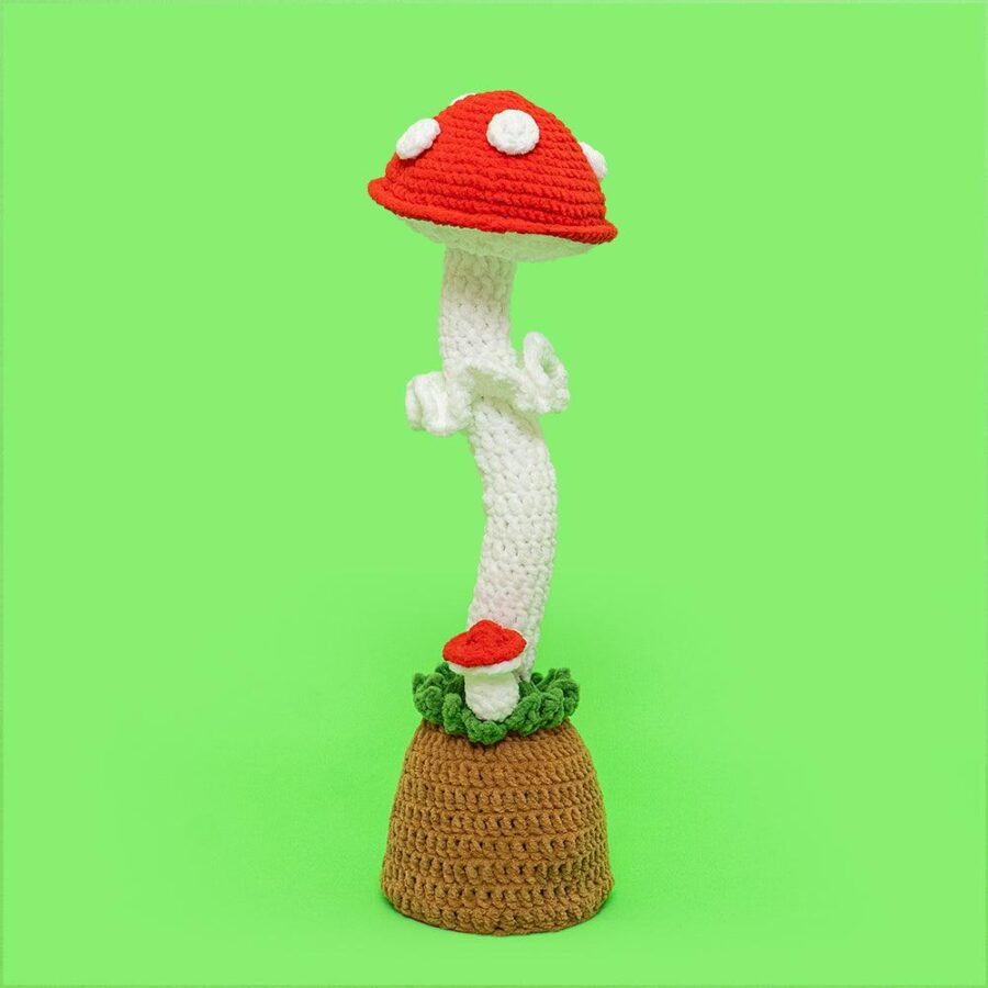 Dancing Mushroom Animal Can Sing and Dance Cute Crochet Kit - Image 3