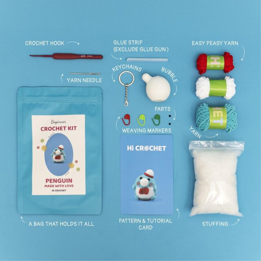 Press Bubble Animals Crochet Kit - Image 114