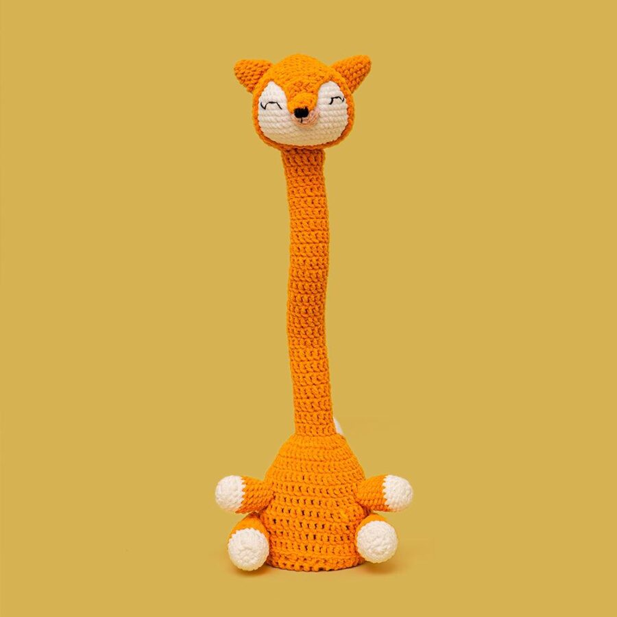 Singing and Dancing Cute Fox Critter Crochet Kit