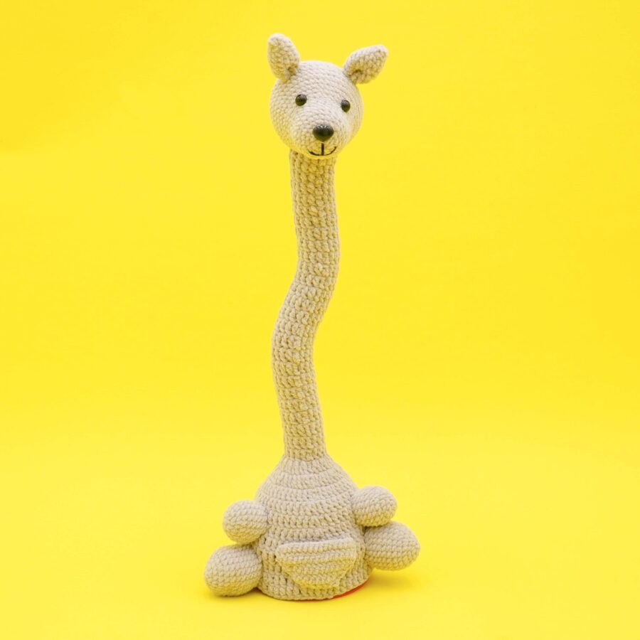 Smart kangaroo Animal Can Sing and Dance Cute Crochet Kit - Image 2