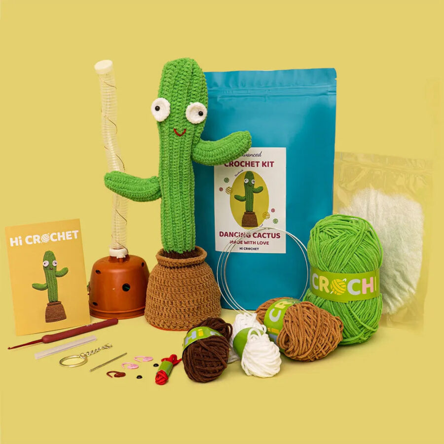 Singing and Dancing Cactus Crochet Kit - Image 2
