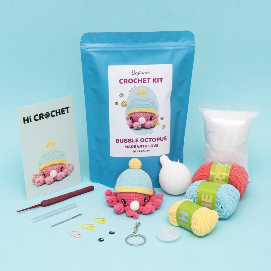 Press Bubble Animals Crochet Kit - Image 88