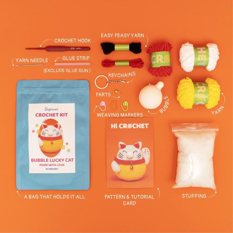 Press Bubble Animals Crochet Kit - Image 99