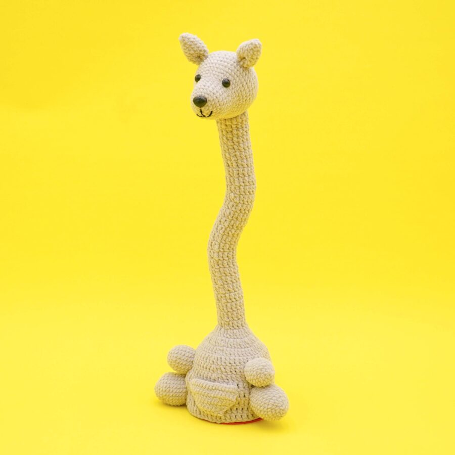 Smart kangaroo Animal Can Sing and Dance Cute Crochet Kit - Image 3