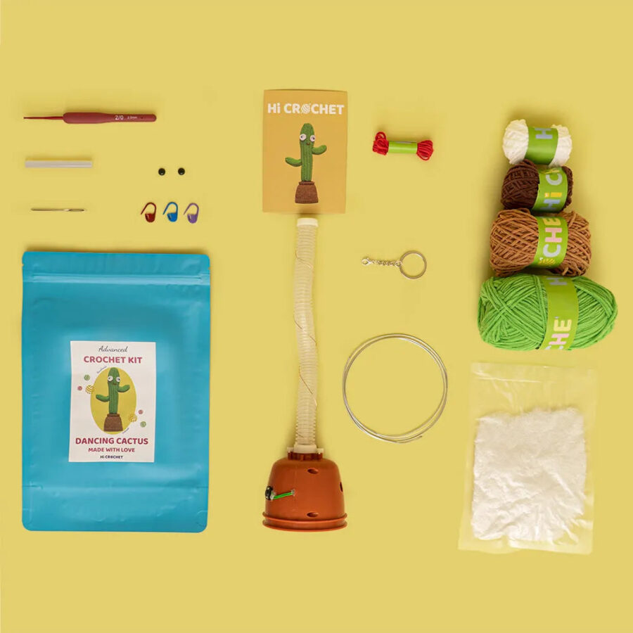 Singing and Dancing Cactus Crochet Kit - Image 6