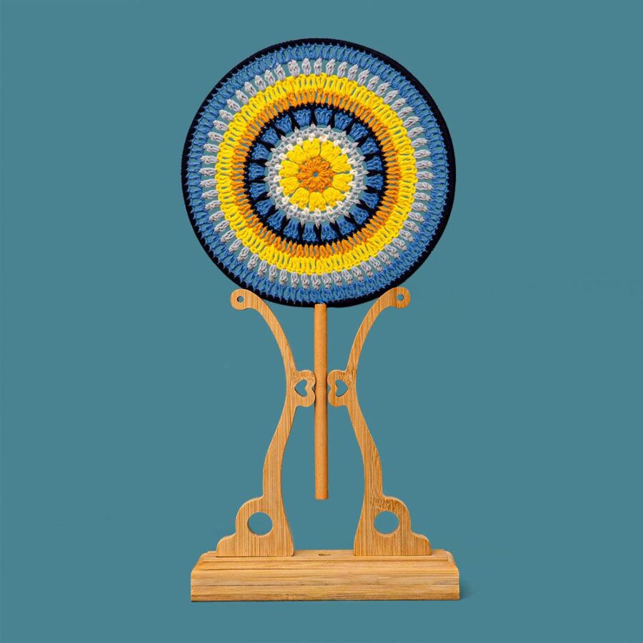 Starry Night Circular Fan Crochet Kit - Image 3