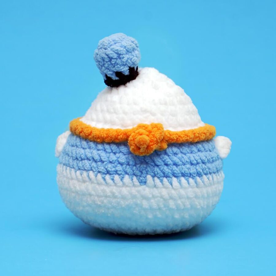 Press Bubble Duck Animal Crochet Kit - Image 3