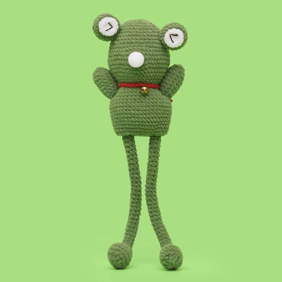 Press Bubble Stretched Frog Crochet Kit - Image 5