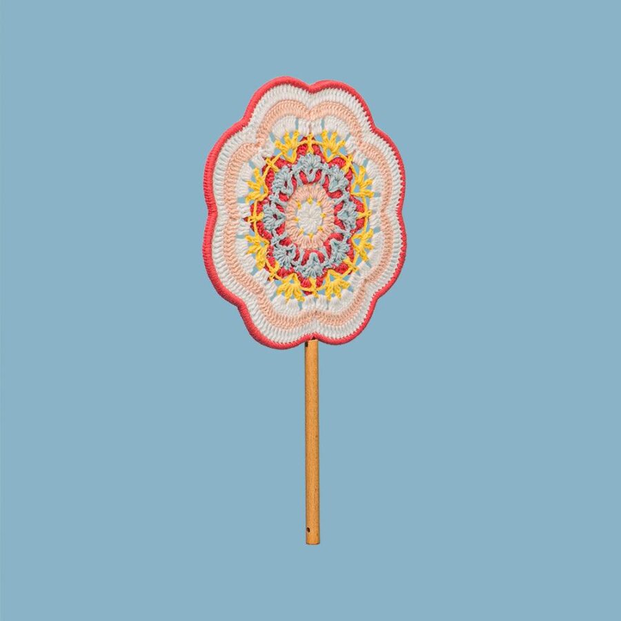 Pink Totem Fan Crochet Kit - Image 6