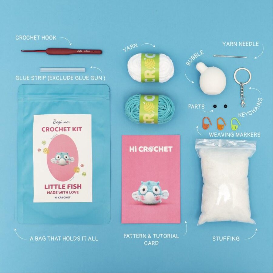 Press Bubble Animals Crochet Kit - Image 7